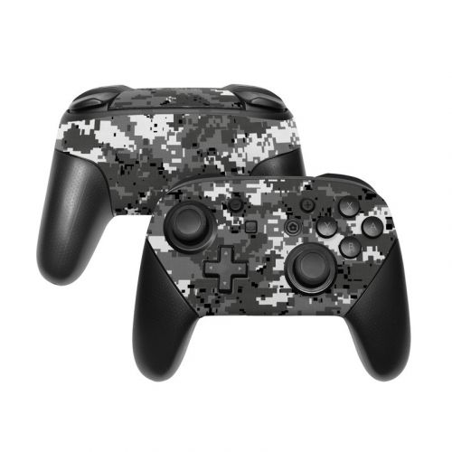 Digital Urban Camo Nintendo Switch Pro Controller Skin