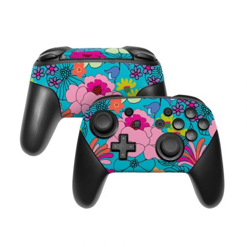 English Garden Nintendo Switch Pro Controller Skin