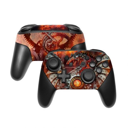 Furnace Dragon Nintendo Switch Pro Controller Skin