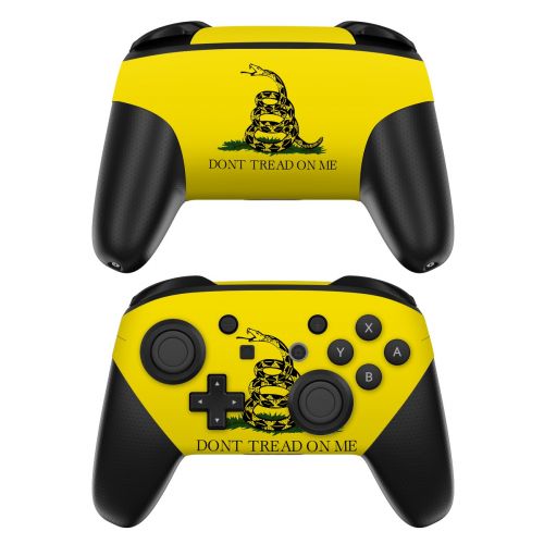 Gadsden Flag Nintendo Switch Pro Controller Skin