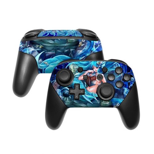 In Her Own World Nintendo Switch Pro Controller Skin