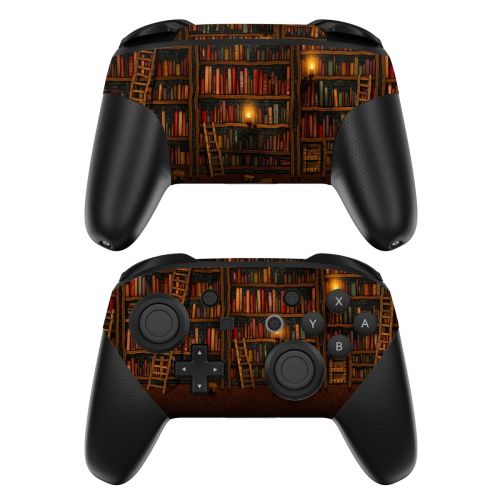 Library Nintendo Switch Pro Controller Skin