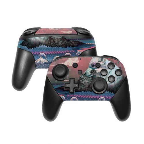 Lone Wolf Nintendo Switch Pro Controller Skin
