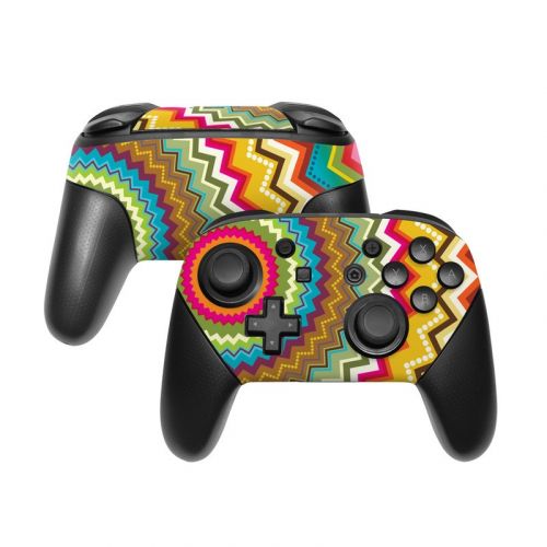 Mosaic Burst Nintendo Switch Pro Controller Skin