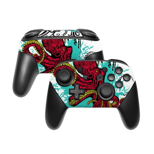 Octopus Nintendo Switch Pro Controller Skin