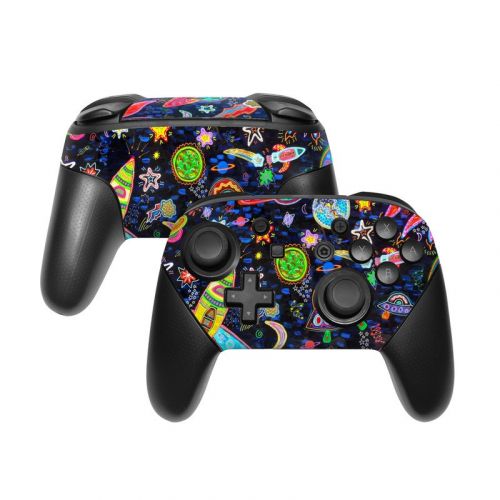 Out to Space Nintendo Switch Pro Controller Skin