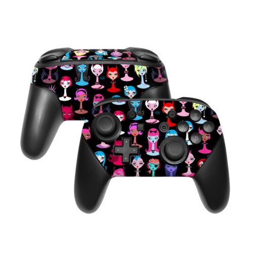 Punky Goth Dollies Nintendo Switch Pro Controller Skin