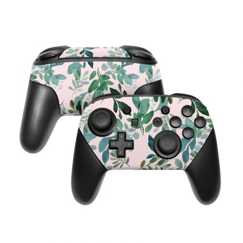 Sage Greenery Nintendo Switch Pro Controller Skin