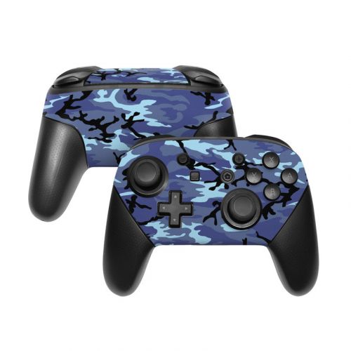 Sky Camo Nintendo Switch Pro Controller Skin