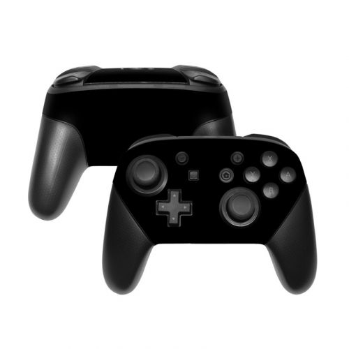 Solid State Black Nintendo Switch Pro Controller Skin