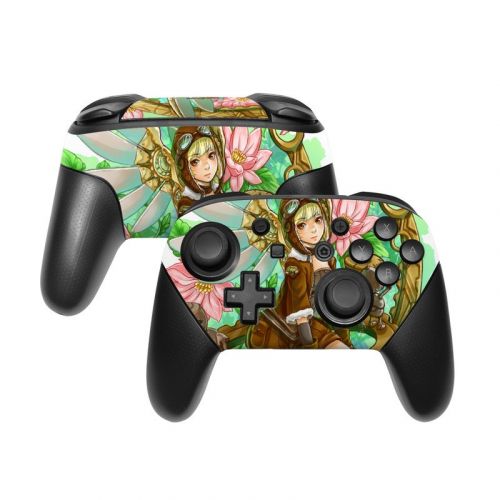 Steampunk Angel Nintendo Switch Pro Controller Skin