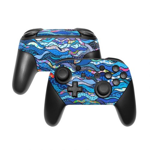 The Blues Nintendo Switch Pro Controller Skin