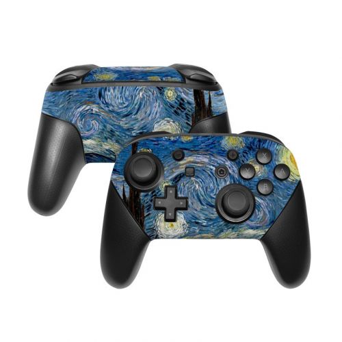 Starry Night Nintendo Switch Pro Controller Skin