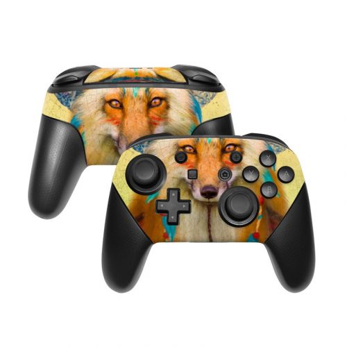 Wise Fox Nintendo Switch Pro Controller Skin