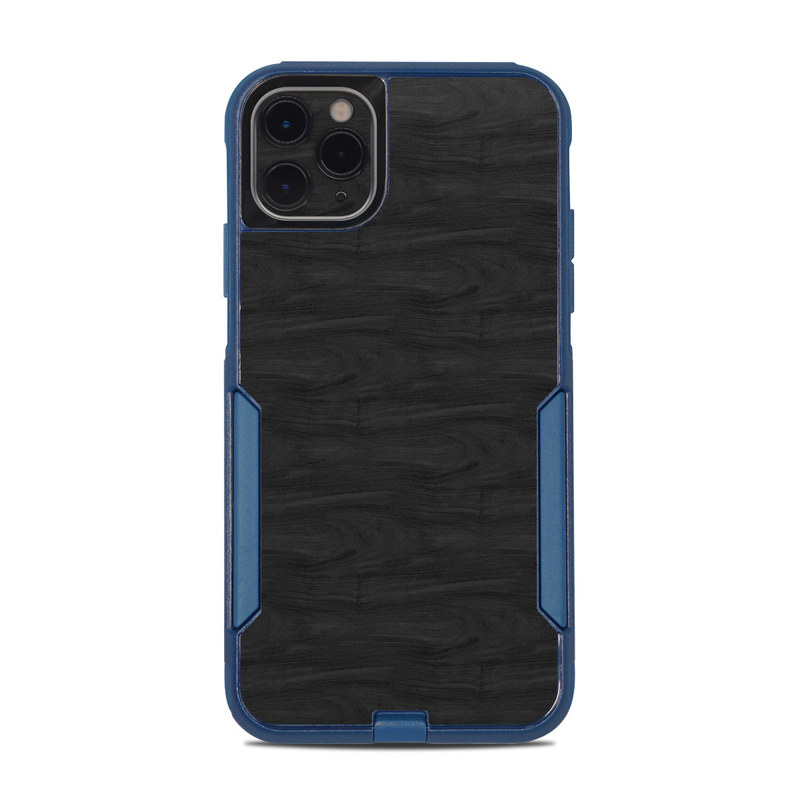 OtterBox Commuter iPhone 11 Pro Max Case Skin design of Black, Brown, Wood, Grey, Flooring, Floor, Laminate flooring, Wood flooring, with black colors