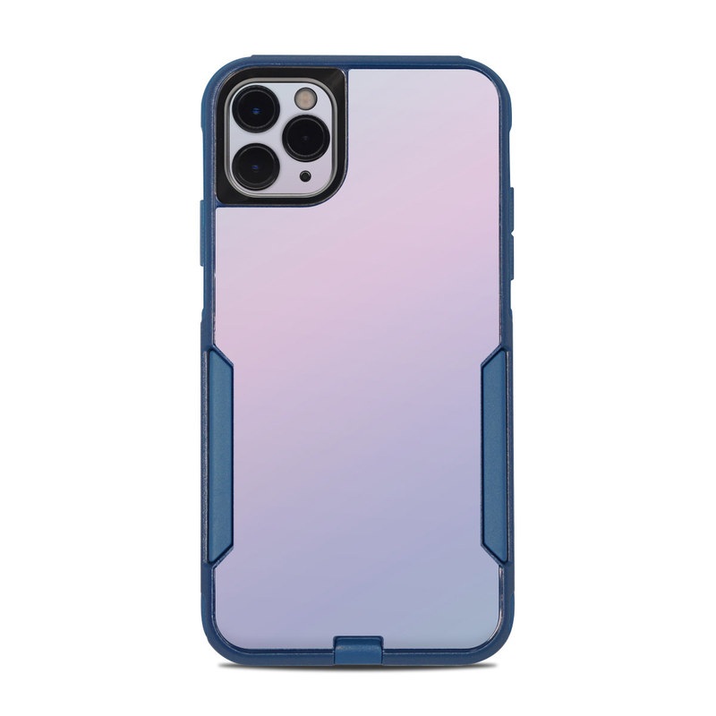 OtterBox Commuter iPhone 11 Pro Max Case Skin design of White, Blue, Daytime, Sky, Atmospheric phenomenon, Atmosphere, Calm, Line, Haze, Fog, with pink, purple, blue colors
