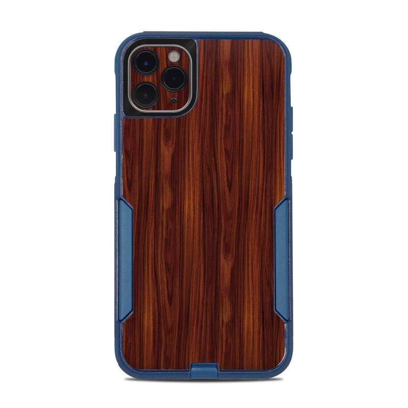 OtterBox Commuter iPhone 11 Pro Max Case Skin design of Wood, Red, Brown, Hardwood, Wood flooring, Wood stain, Caramel color, Laminate flooring, Flooring, Varnish, with black, red colors