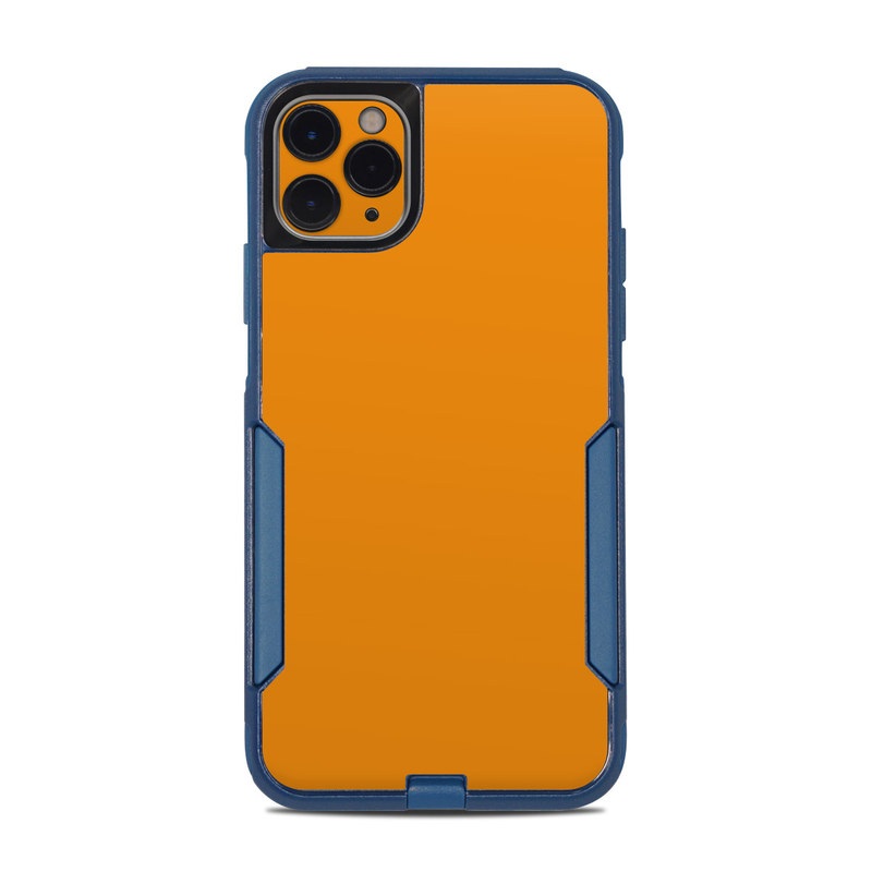 OtterBox Commuter iPhone 11 Pro Max Case Skin design of Orange, Yellow, Brown, Text, Amber, Font, Peach, with orange colors