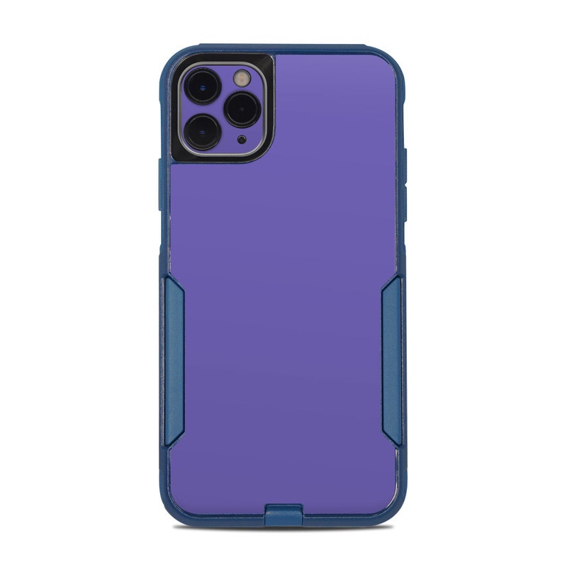 OtterBox Commuter iPhone 11 Pro Max Case Skin design of Blue, Violet, Sky, Purple, Daytime, Black, Lilac, Cobalt blue, Pink, Azure, with purple colors