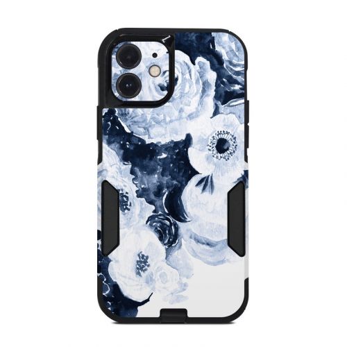 Blue Blooms OtterBox Commuter iPhone 12 Case Skin