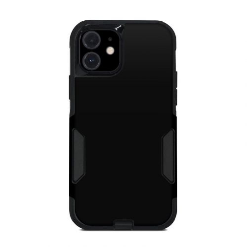 Solid State Black OtterBox Commuter iPhone 12 Case Skin