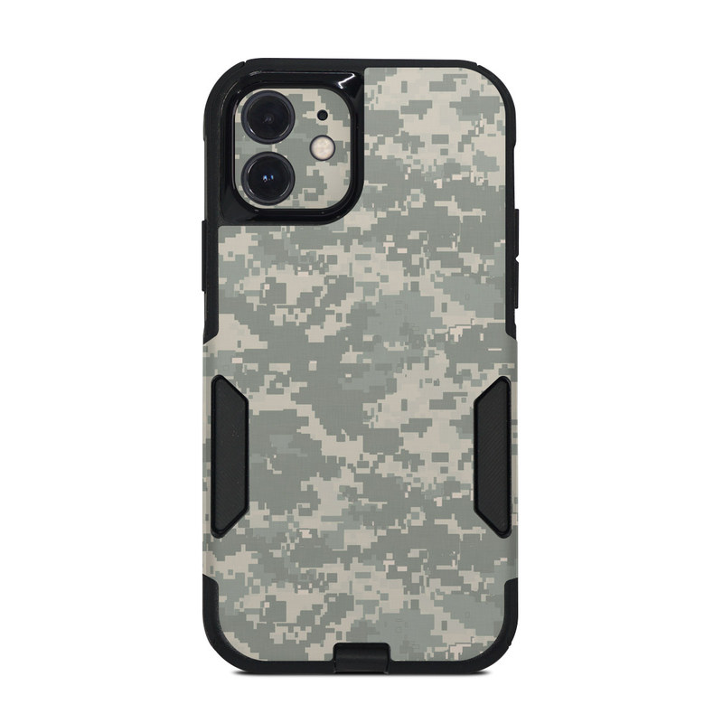 OtterBox Commuter iPhone 12 Case Skin design of Military camouflage, Green, Pattern, Uniform, Camouflage, Design, Wallpaper, with gray, green colors