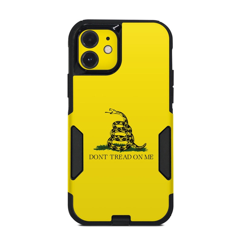 OtterBox Commuter iPhone 12 Case Skin design of Yellow, Font, Logo, Graphics, Illustration, with orange, black, green colors