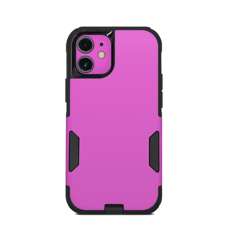 OtterBox Commuter iPhone 12 mini Case Skin design of Violet, Pink, Purple, Red, Lilac, Magenta, Blue, Lavender, Text, Sky, with pink colors
