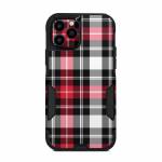 Red Plaid OtterBox Commuter iPhone 12 Pro Case Skin