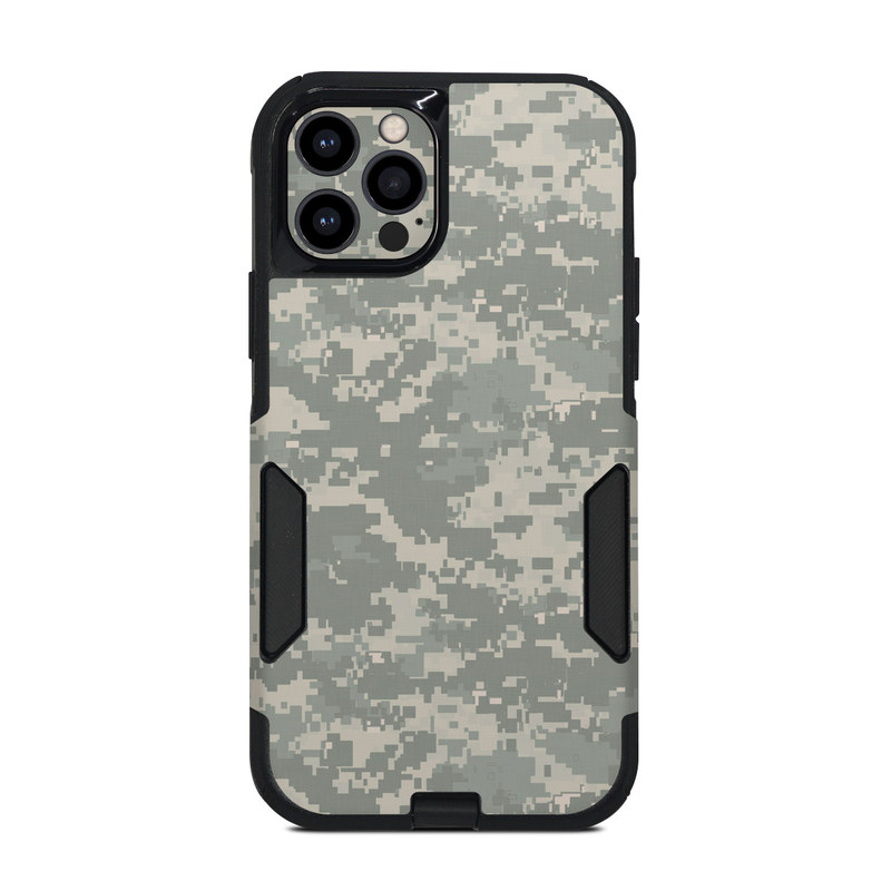 OtterBox Commuter iPhone 12 Pro Case Skin design of Military camouflage, Green, Pattern, Uniform, Camouflage, Design, Wallpaper, with gray, green colors