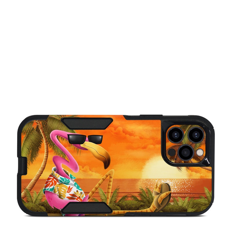 OtterBox Commuter iPhone 12 Pro Case Skin design of Cartoon, Art, Animation, Illustration, Plant, Cg artwork, Shoe, Fictional character, with red, orange, green, black, pink colors