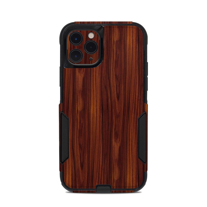 OtterBox Commuter iPhone 11 Pro Case Skin design of Wood, Red, Brown, Hardwood, Wood flooring, Wood stain, Caramel color, Laminate flooring, Flooring, Varnish, with black, red colors