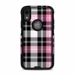 Pink Plaid OtterBox Commuter iPhone XR Case Skin