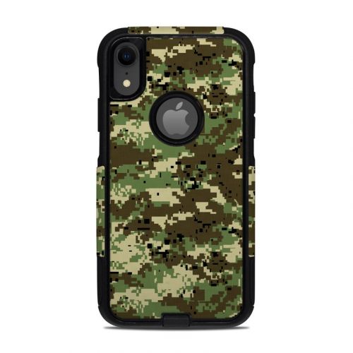 Digital Woodland Camo OtterBox Commuter iPhone XR Case Skin