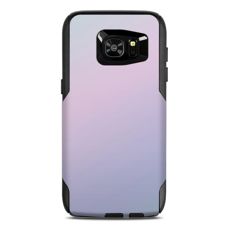 OtterBox Commuter Galaxy S7 Edge Case Skin design of White, Blue, Daytime, Sky, Atmospheric phenomenon, Atmosphere, Calm, Line, Haze, Fog with pink, purple, blue colors