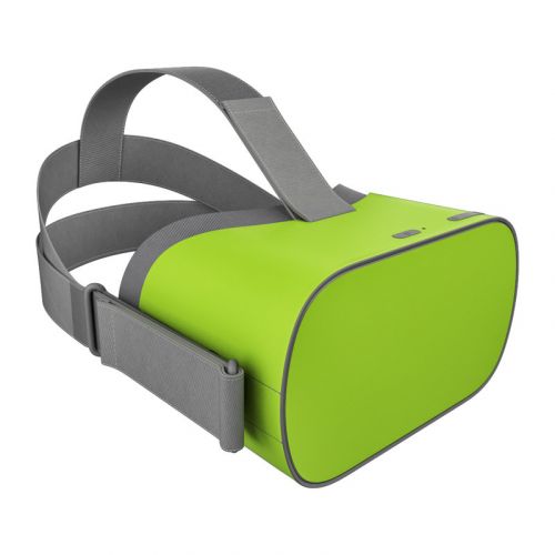 Solid State Lime Oculus Go Skin
