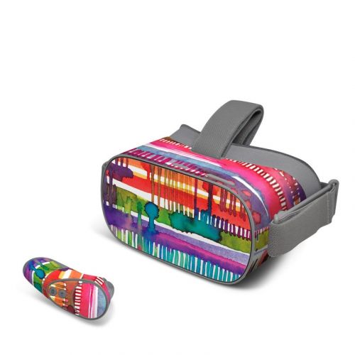 Watercolor Lines Oculus Go Skin