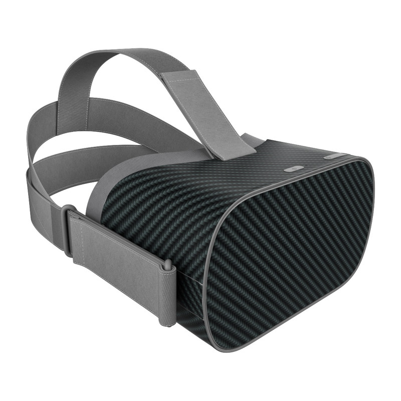 Oculus Go Skin design of Green, Black, Blue, Pattern, Turquoise, Carbon, Textile, Metal, Mesh, Woven fabric with black colors
