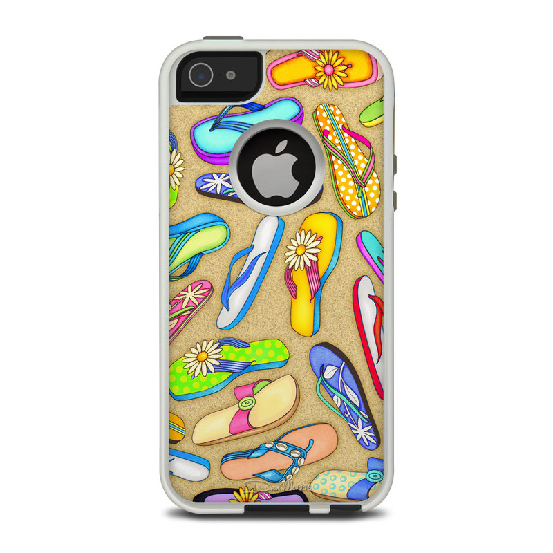 OtterBox Commuter iPhone 5 Case Skin design of Pattern, Design, Visual arts, Footwear, Art, with gray, green, blue, pink, purple, orange colors