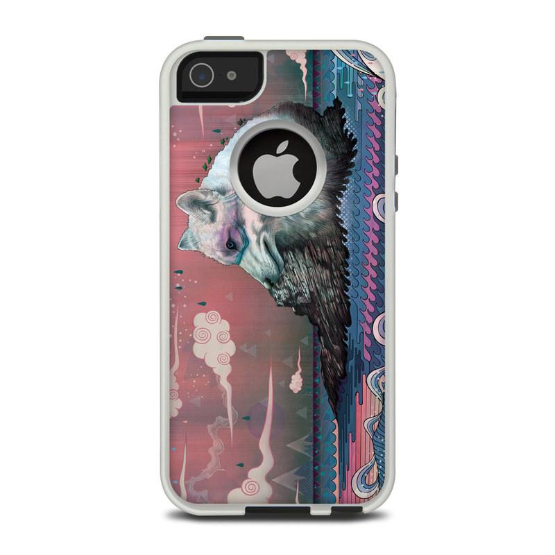 OtterBox Commuter iPhone 5 Case Skin design of Illustration, Art, with gray, black, blue, red, purple colors