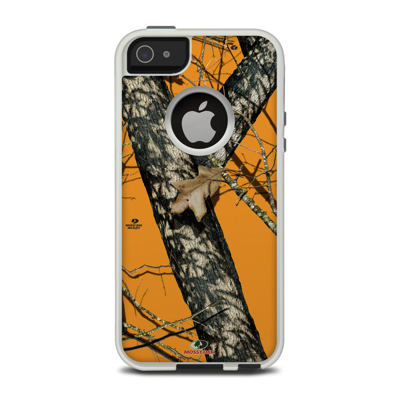 OtterBox Commuter iPhone 5 Case Skin design of Tree, Branch, Canoe birch, Woody plant, Plant, Leaf, Adaptation, Wildlife, Trunk, Birch family, with green, black, gray, red colors