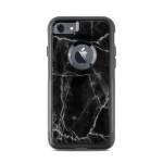 Black Marble OtterBox Commuter iPhone 8 Case Skin