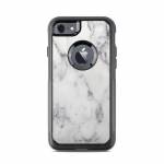 White Marble OtterBox Commuter iPhone 8 Case Skin
