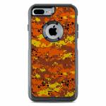 Digital Orange Camo OtterBox Commuter iPhone 8 Plus Case Skin