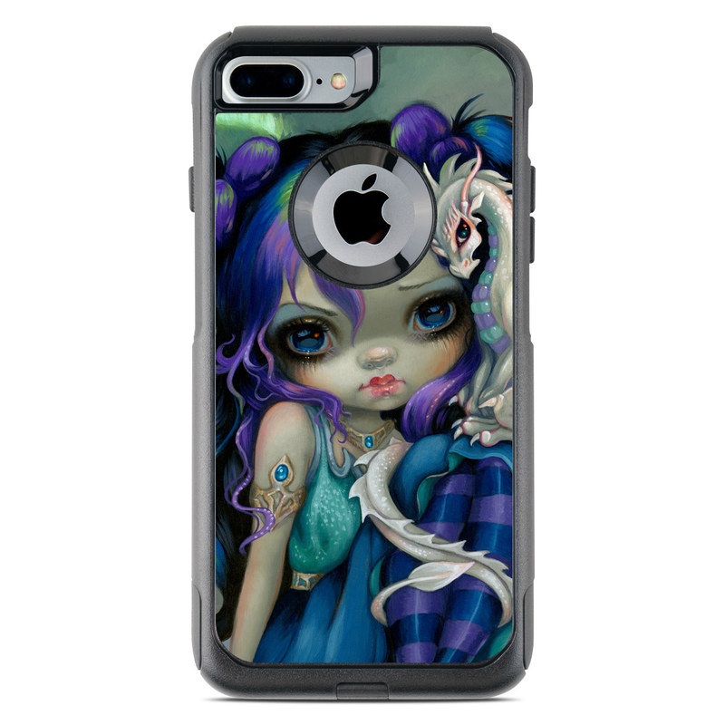 OtterBox Commuter iPhone 8 Plus Case Skin design of Illustration, Fictional character, Cg artwork, Art, Mythology, Anime, Mythical creature, with green, blue, purple, yellow, red, white colors