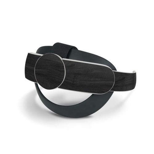 Black Woodgrain Oculus Quest 2 Elite Strap Skin