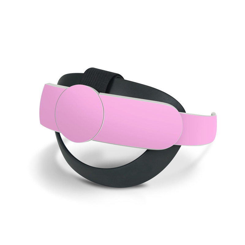 Oculus Quest 2 Elite Strap Skin design of Pink, Violet, Purple, Red, Magenta, Lilac, Sky, Material property, Peach with pink colors