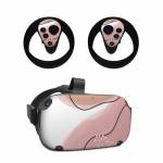 Abstract Pink and Brown Oculus Quest Skin