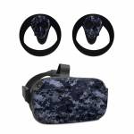 Digital Navy Camo Oculus Quest Skin