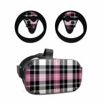 Pink Plaid Oculus Quest Skin